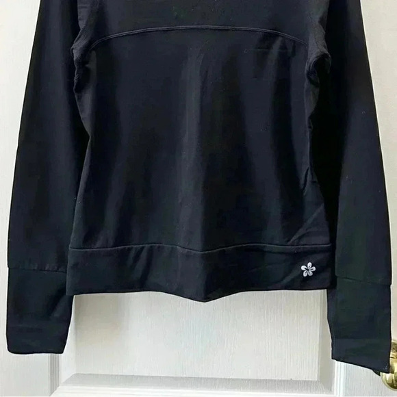Tuff Athletics Track Jacket Yoga Running Gym Active Zip Up Black Size Small - Picture 8 of 10